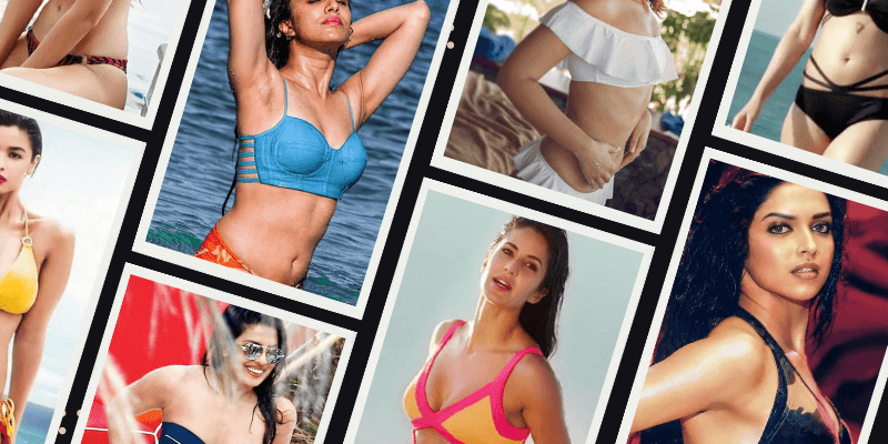 bollywood actresses in bikini cover image